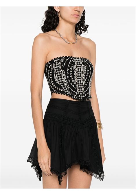 Top bustier tory in nero Charo Ruiz Ibiza 1989 - donna CHARO RUIZ IBIZA 1989 | 254101BLK